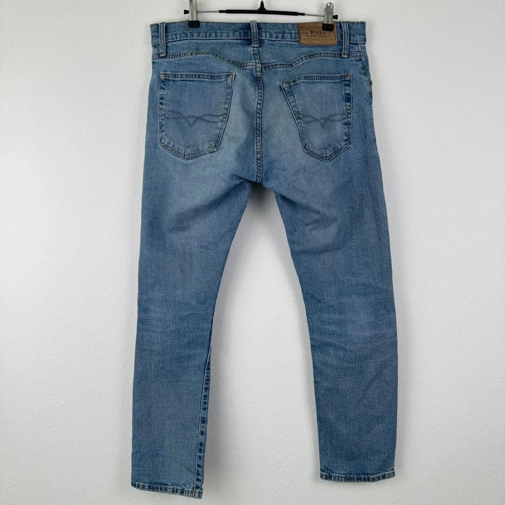 Polo Ralph Lauren Sullivan Slim Jeans Mens 33x30 Blue Good Casual Classic